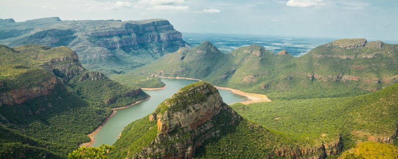 A view over Blyde River Canyon, South Africa.