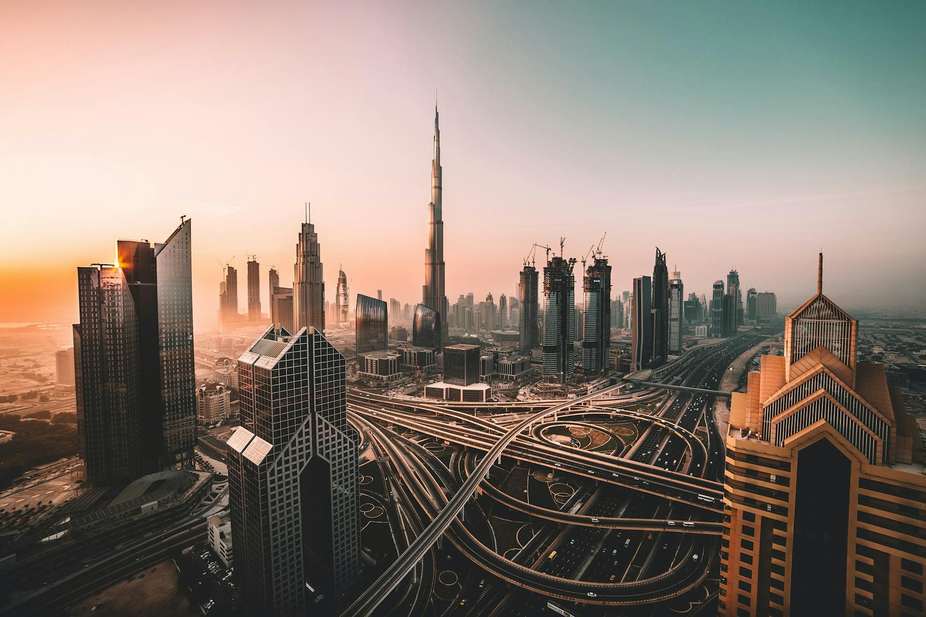 Dubai skyline UAE United Arab Emirates
