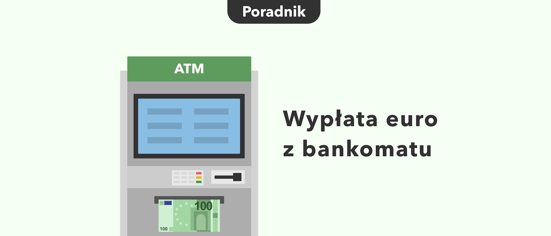 Jak wypłacić euro z bankomatu