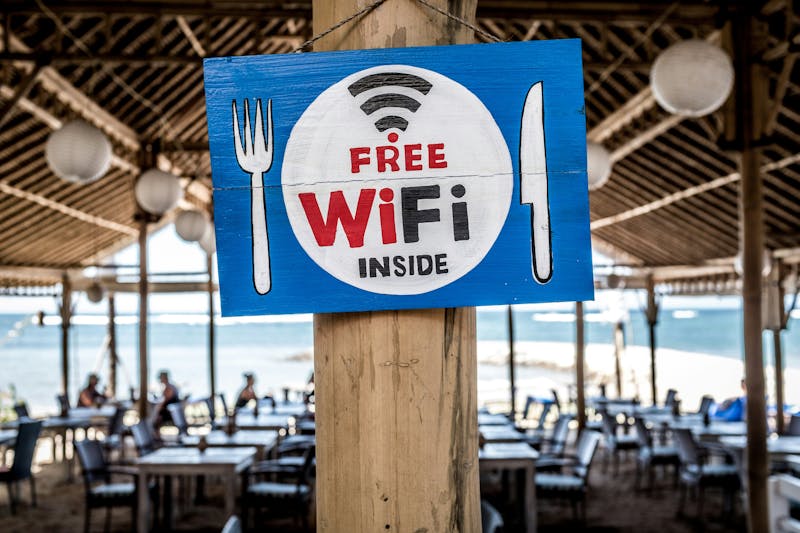 hotspot wifi dans restaurant