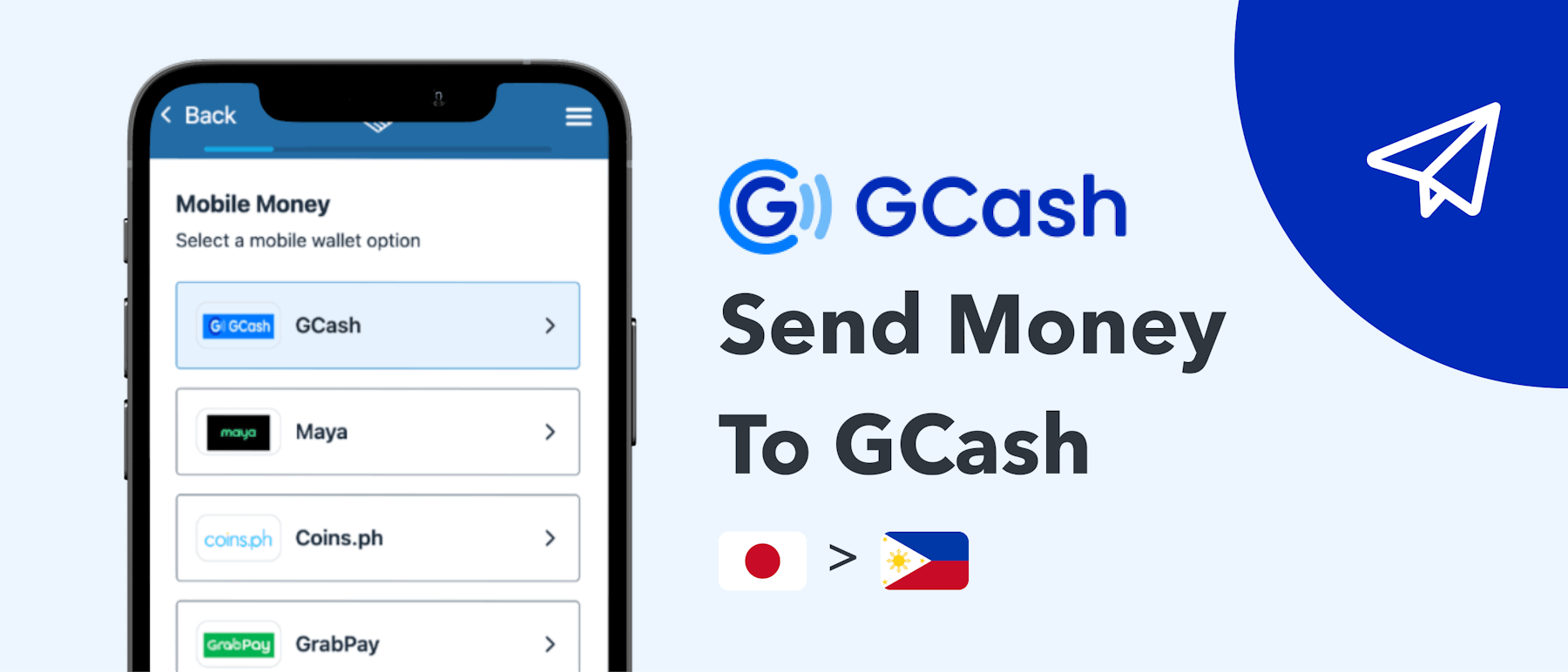 Send money to Gcash from Japan to the Philippines