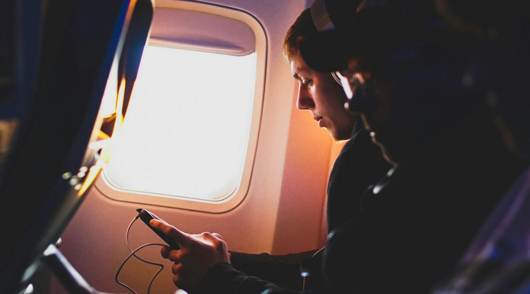 in flight smartphone 