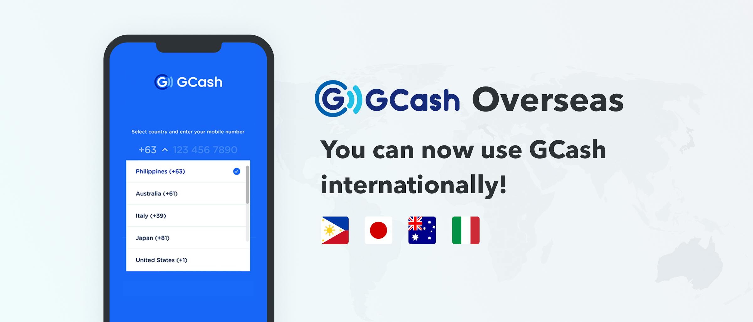 GCash Overseas. You can now use GCash internationally!