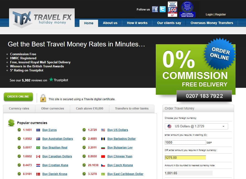 travel fx money exchange